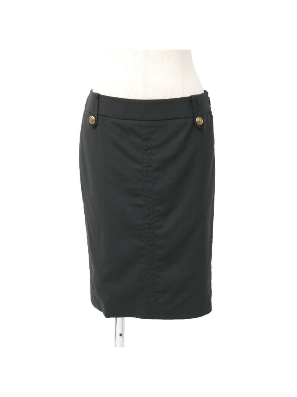 Gucci Skirt Emblem Metal Button Pencil